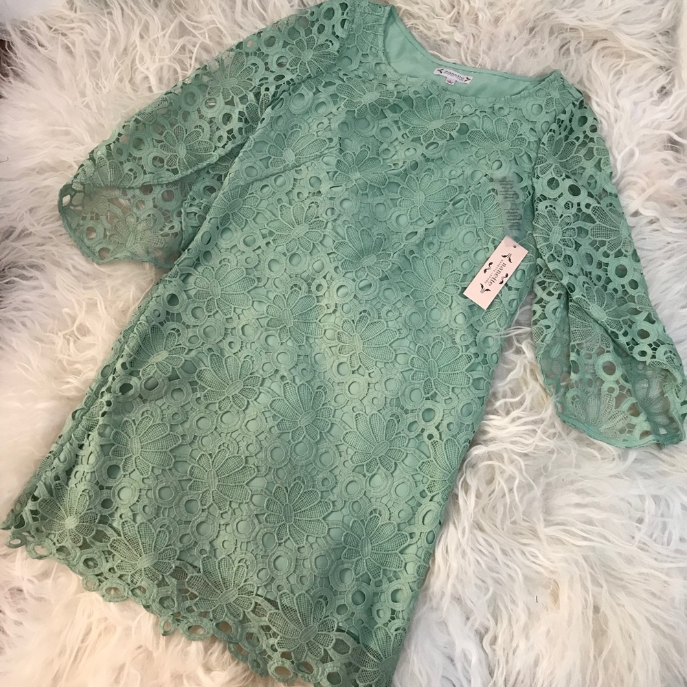 Nanette Lepore Lace Peplum Sheath Dress - Picture 7 of 7